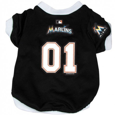 MIAMI MARLINS DOG JERSEY WITH TRIM, MLB - Bones Bizzness