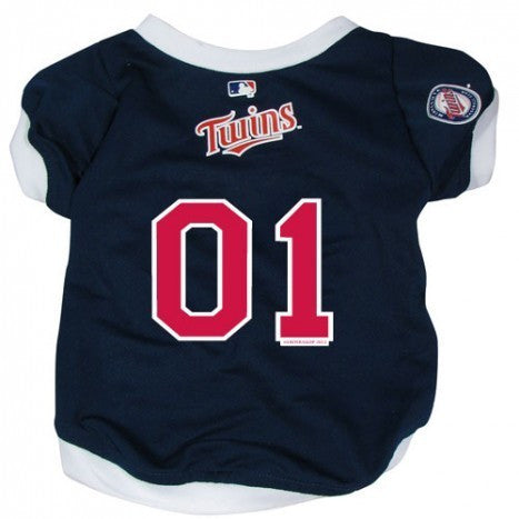 MINNESOTA TWINS DOG JERSEY WITH TRIM, MLB - Bones Bizzness