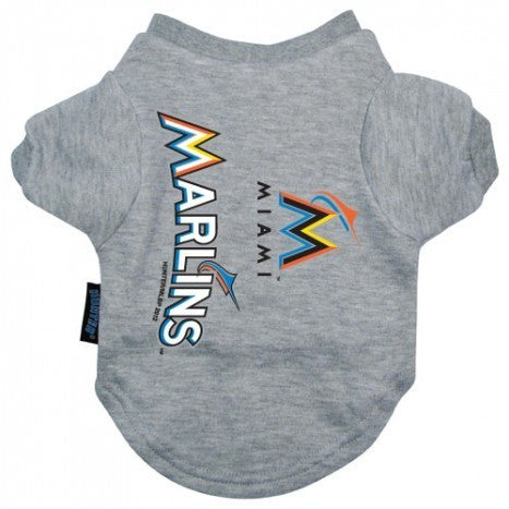 MIAMI MARLINS DOG TEE SHIRT, MLB - Bones Bizzness