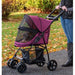 HAPPY TRAILS NO ZIP LITE DOG STROLLER BOYSENBERRY, STROLLERS - Bones Bizzness