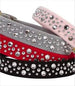 SILVER LA COSTA BUBBLES ULTRASUEDE DOG COLLARS - (42 COLORS), Collars - Bones Bizzness