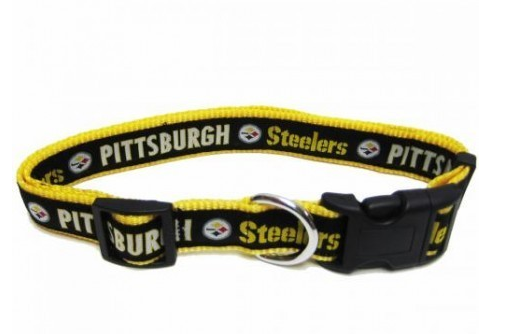 PITTSBURGH STEELERS DOG COLLAR – RIBBON, NFL Collars - Bones Bizzness