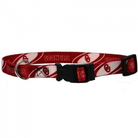 OKLAHOMA SOONERS DOG COLLAR, NCAA - Bones Bizzness