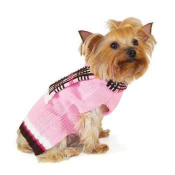 PINK FOXY SCARF DOG SWEATER, Coats - Bones Bizzness