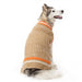 CITY V-NECK DOG SWEATER BEIGE, Sweaters - Bones Bizzness