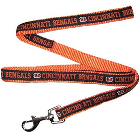 CINCINNATI BENGALS DOG LEASH – RIBBON, NFL Leashes - Bones Bizzness