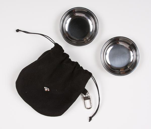 BLACK TRAVEL POUCH, Travel Bowls - Bones Bizzness