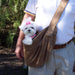 CUDDLE DOG CARRIER BY SUSAN LANCI - FAWN LUXE SUEDE, Carriers - Bones Bizzness