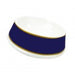 PORCELAIN DOG BOWL IN FRENCH NAVY, Bowls - Bones Bizzness