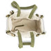 LUXURY PURSE 2 TONED DOE & OLIVE DOG CARRIER- BY SUSAN LANCI, Carriers - Bones Bizzness