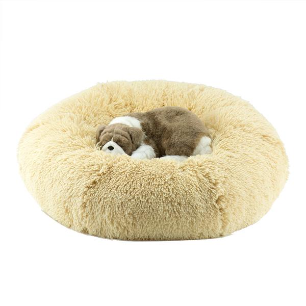 CAMEL SHAG DOG BED, Beds - Bones Bizzness