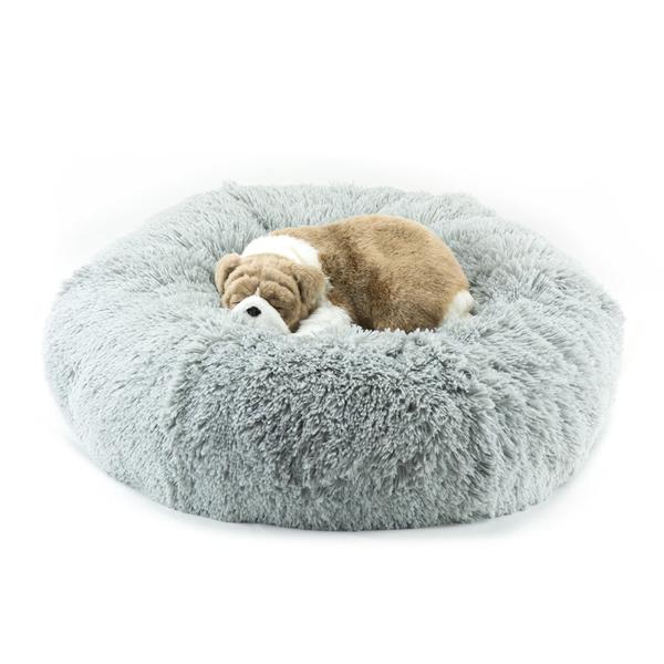 PLATINUM SHAG DOG BED, Beds - Bones Bizzness