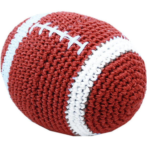 FOOTBAL COTTON SMALL DOG TOY, Toys - Bones Bizzness