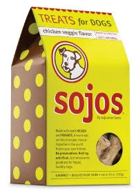 SOJO DOG TREAT CHICKEN VEGGIE 10OZ