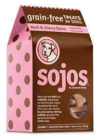 SOJOS GOOD DOG TREATS DUCK AND CHERRY 10OZ