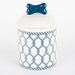 NAUTICAL HAND PAINTED DOG BOWLS & TREAT JARS, Bowls - Bones Bizzness