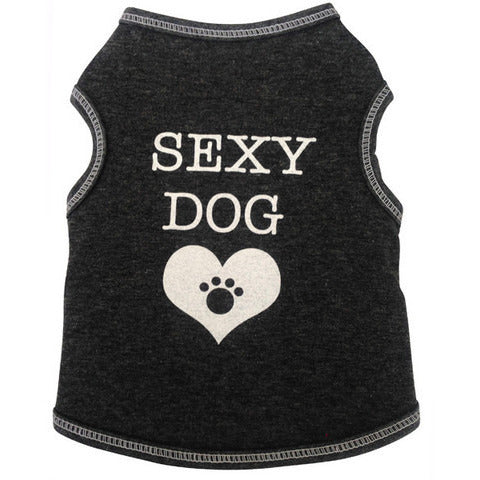 SEXY DOG TANK CHARCOAL, Shirts Tanks & Tees - Bones Bizzness