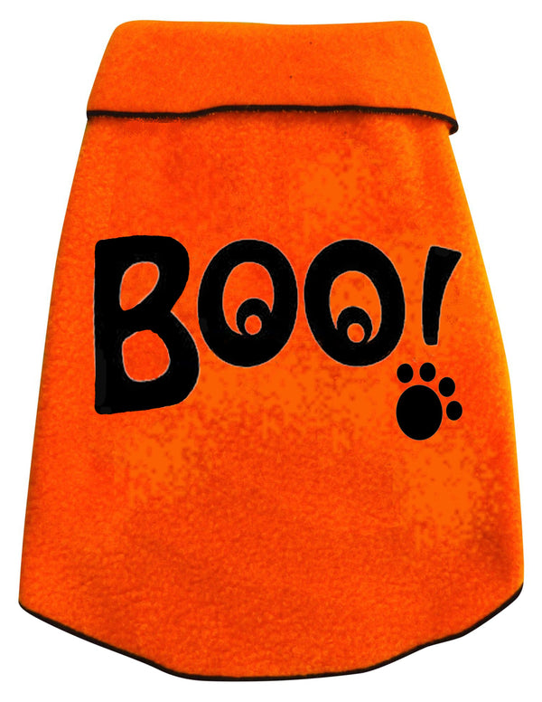 BOO EYES DOG FLEECE PULLOVER ORANGE, Shirts Tanks & Tees - Bones Bizzness