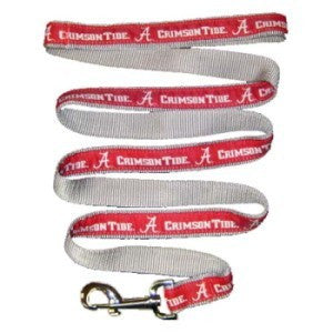 ALABAMA CRIMSON TIDE DOG LEASH – RIBBON, NCAA - Bones Bizzness