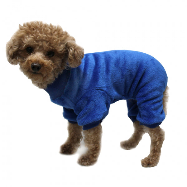 SUPER SOFT FLEECE ROYAL BLUE DOG PJ'S