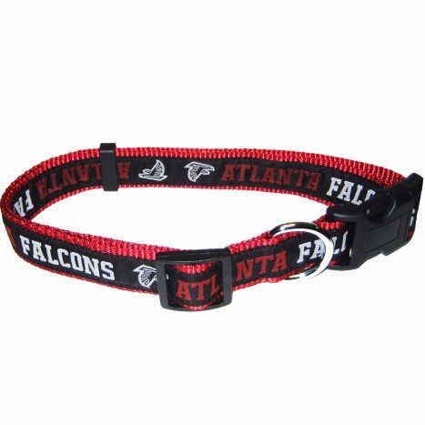 ATLANTA FALCONS DOG COLLAR – RIBBON, NFL Collars - Bones Bizzness