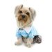 AQUA BLUE TEXTURED POLO DOG SHIRT, Shirts Tanks & Tees - Bones Bizzness