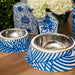 BLUE PAGODA DOG BOWL