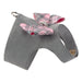 SCOTTY BAILEY PUPPY PINK PLAID NOUVEAU BOW DOG HARNESS, Harness - Bones Bizzness