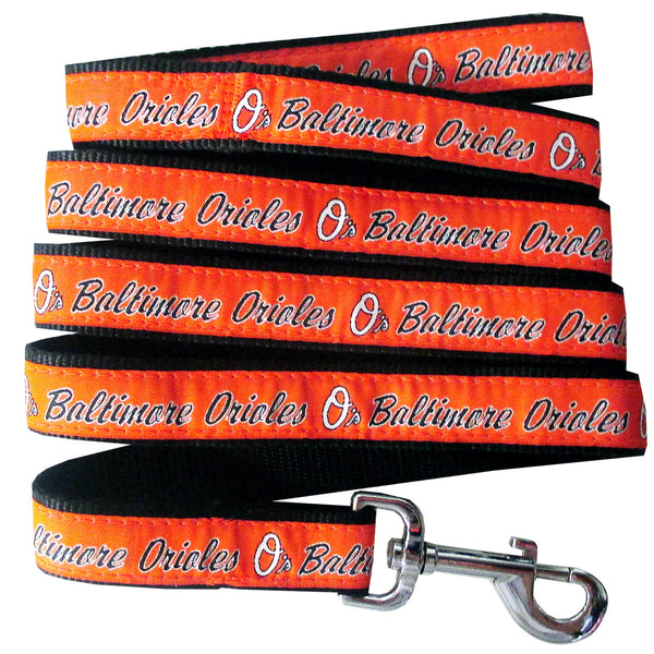 BALTIMORE ORIOLES DOG LEASH – RIBBON, MLB - Bones Bizzness