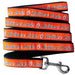 BALTIMORE ORIOLES DOG LEASH – RIBBON, MLB - Bones Bizzness
