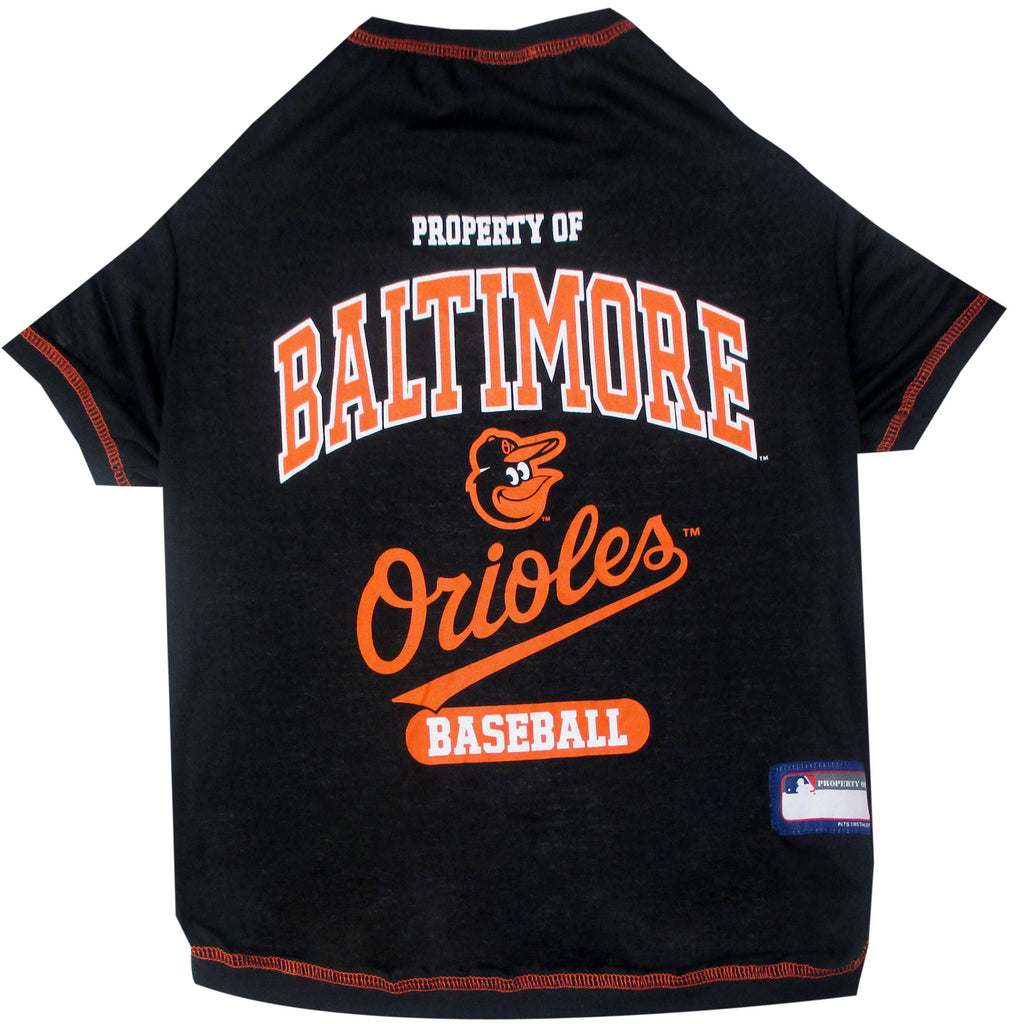 BALTIMORE ORIOLES DOG TEE SHIRT, MLB - Bones Bizzness