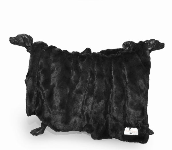 BLACK BELLA DOG BLANKET, Blankets - Bones Bizzness