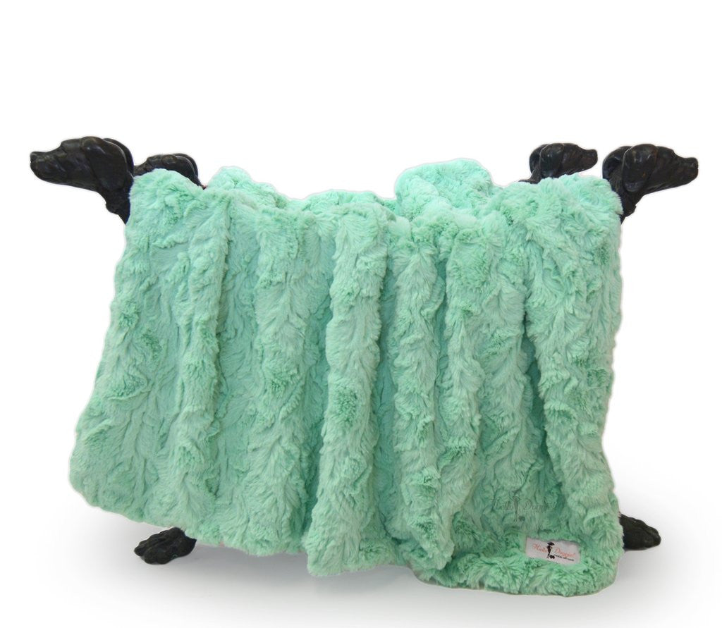 GREEN BELLA DOG BLANKET, Blankets - Bones Bizzness