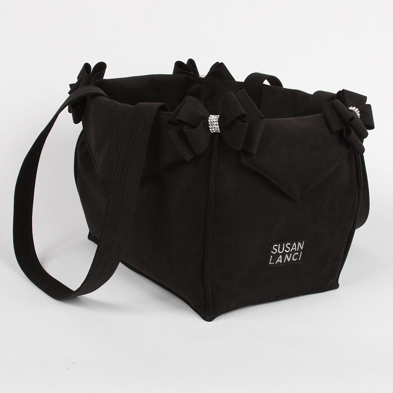 CLASSIC LUXURY BLACK PURSE CARRIER BY SUSAN LANCI, Carriers - Bones Bizzness