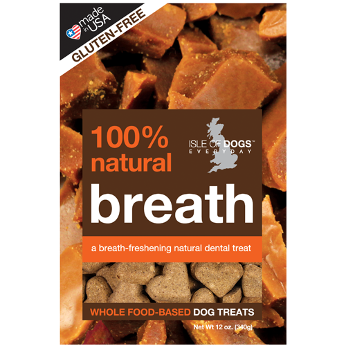 BREATH 100% NATURAL BAKED TREAT - FEATURING PARSLEY AND TOFFEE FLAVOR, Treats - Bones Bizzness