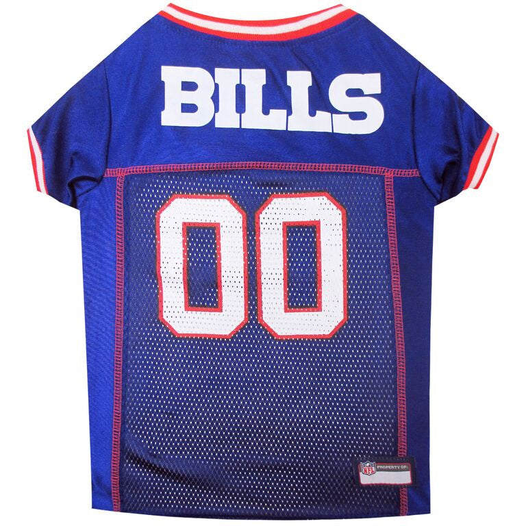 BUFFALO BILLS DOG JERSEY- RED TRIM, NFL Jerseys - Bones Bizzness