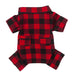 BUFFALO CHECK DOG PAJAMAS (NEW LARGER SIZES), PAJAMAS - Bones Bizzness