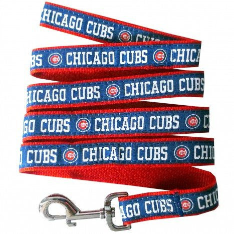 CHICAGO CUBS DOG LEASH – RIBBON, MLB - Bones Bizzness