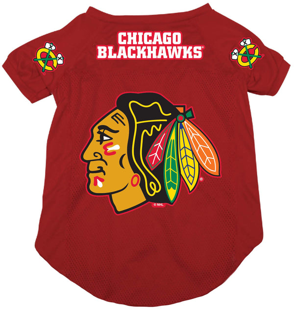 CHICAGO BLACKHAWKS DOG JERSEY, NHL - Bones Bizzness