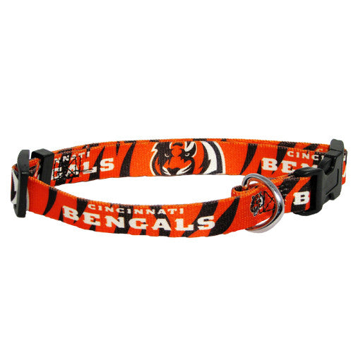 CINCINNATI BENGALS DOG COLLAR, NFL Collars - Bones Bizzness