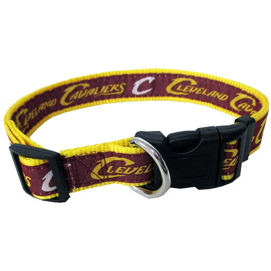 CLEVELAND CAVALIERS DOG COLLAR – RIBBON, MLB - Bones Bizzness