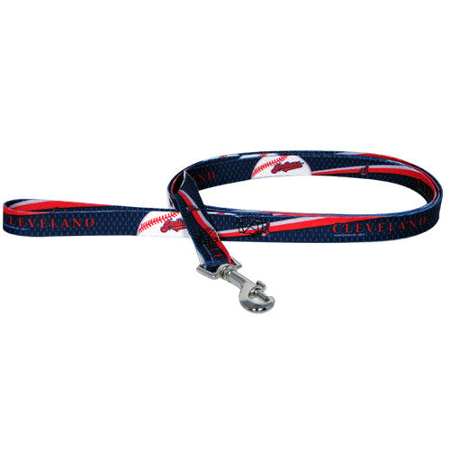 CLEVELAND INDIANS DOG LEASH, MLB - Bones Bizzness