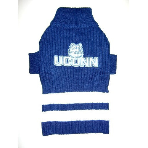 UCONN HUSKIES DOG SWEATER, NCAA - Bones Bizzness