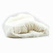 CREAM SMOOTH WITH CREAM SHAG CUDDLE CUP DOG BED, Beds - Bones Bizzness