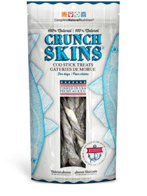 CRUNCH SKINS COD DOG TREATS, Treats - Bones Bizzness