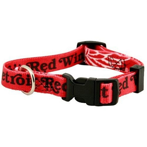 DETROIT RED WINGS DOG COLLAR, NHL - Bones Bizzness