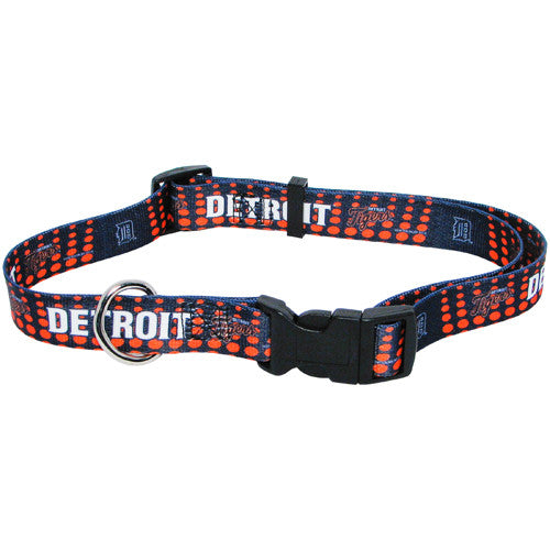 DETROIT TIGERS DOG COLLAR, MLB - Bones Bizzness