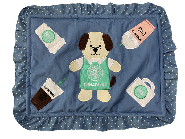 DOGBARKS CAFE PLUSH DOG MAT