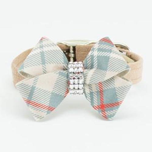 SCOTTY NOUVEAU DOE PLAID DOG COLLAR, Collars - Bones Bizzness