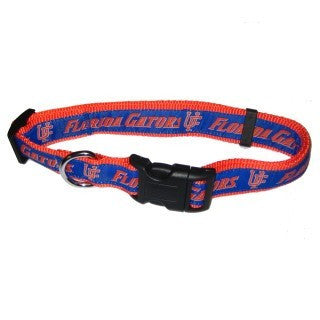 FLORIDA GATORS DOG COLLAR – RIBBON, NCAA - Bones Bizzness